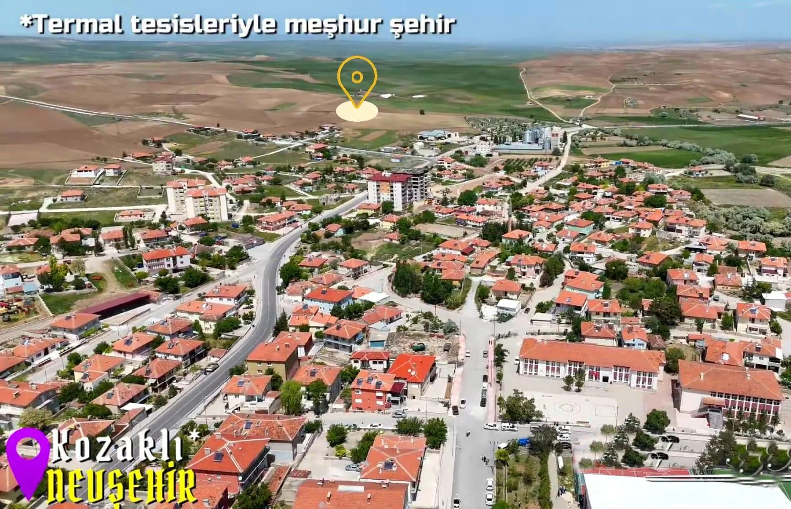 KOZAKLI-HAMAMORTA'DA YATIRIMLIK İMAR SINIRINDA TARLA - Görsel 1