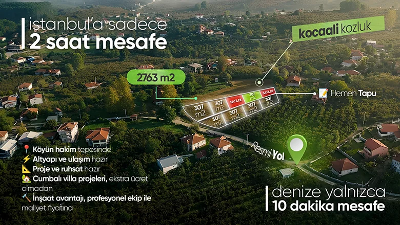 SAKARYA KOCAALİ KOZLUK 122/23 Nolu Parsel 4 - Görsel 1