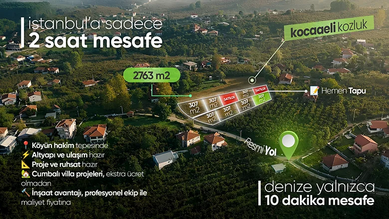 SAKARYA KOCAALİ KOZLUK 122/22 Nolu Parsel 4 - Görsel 1